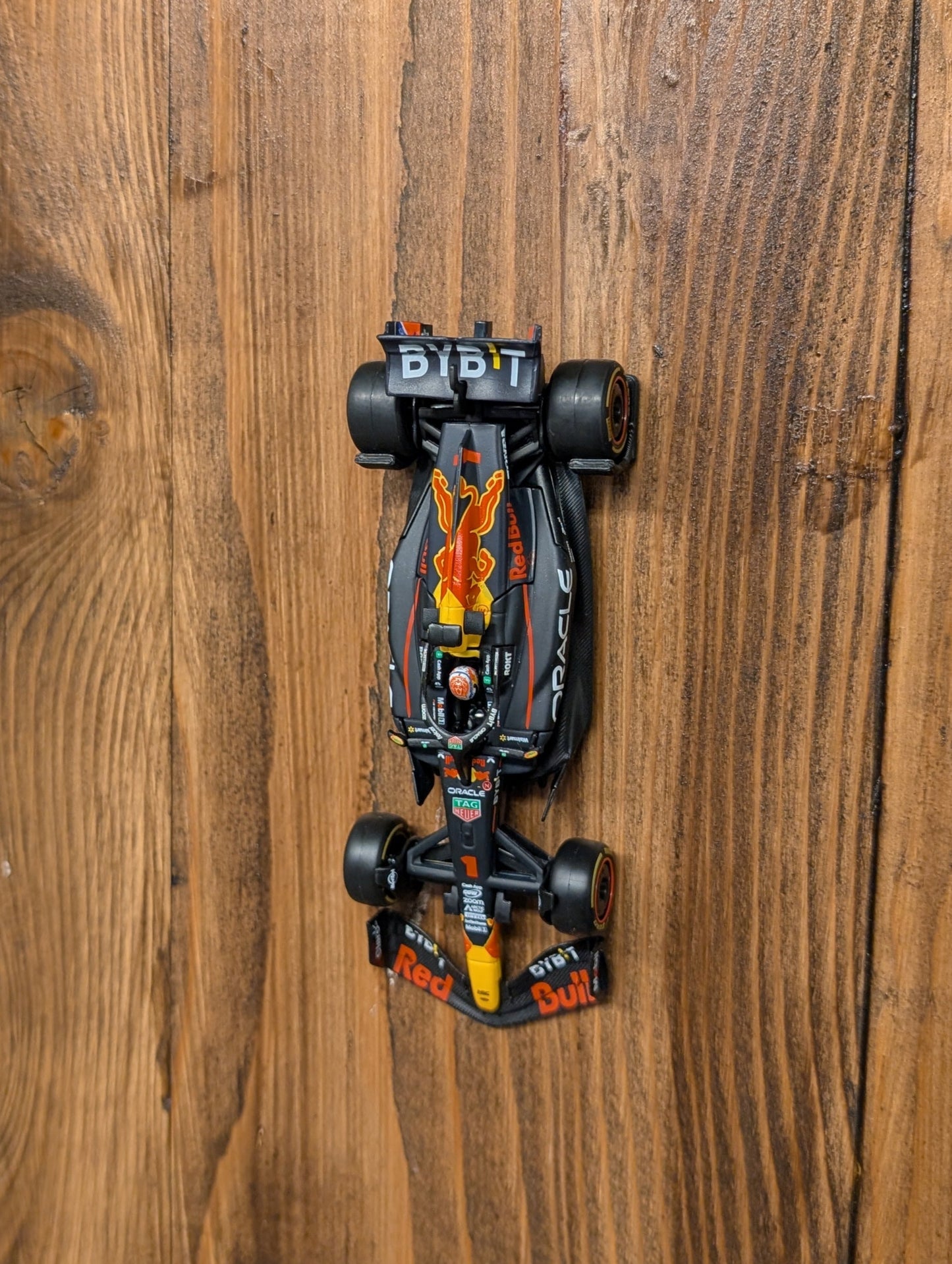 Vertical Wall display mount for F1 (Bburago brand) 1/43 scale die cast cars