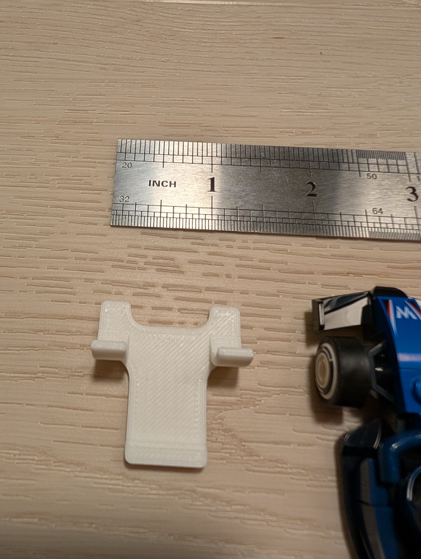 Vertical Wall display mount for LEGO F1 Collectible Race Cars