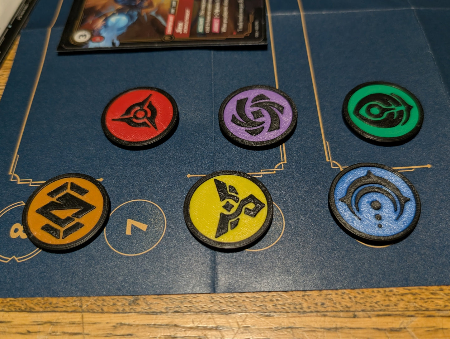 Riftbound: League of Legends rune point and buff tracking tokens