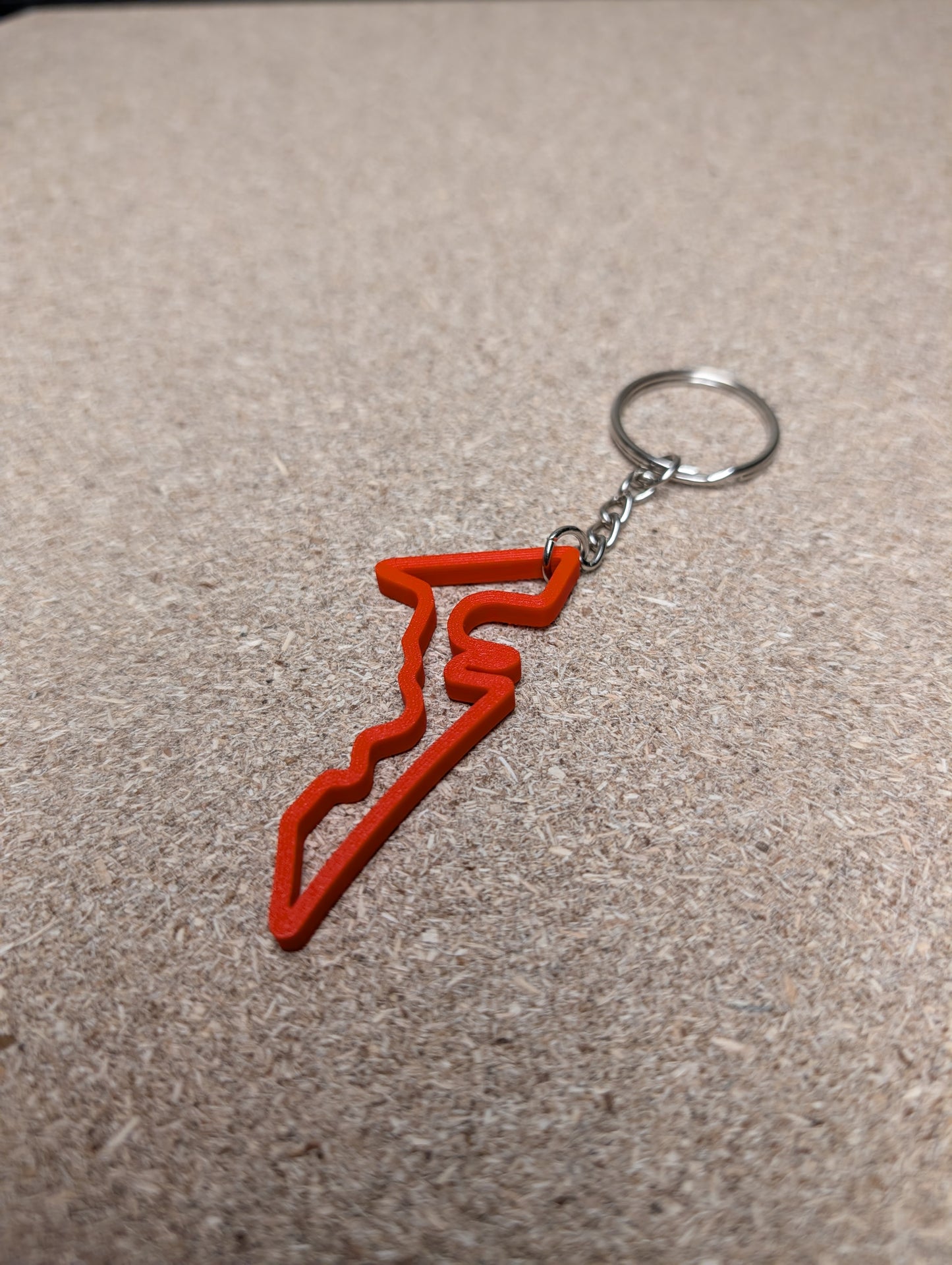 Circuit of the Americas (COTA) US GP F1 race track keychain